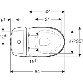 Фото 3 Унітаз-компакт Kolo SOLO К/В, арм. GEBERIT 3/6, з сид. Duroplast Soft Close