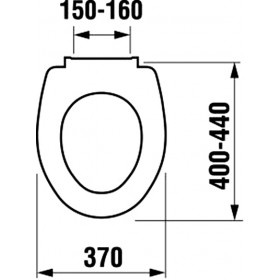 Фото 2 Сиденье для унитаза Jika Lyra Plus дюропласт (9338.0.063)