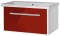 Фото Тумба Мойдодыр ПАРИЖ 80-А с умывальником Como 80 Красный