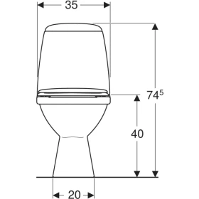 Фото 4 Унітаз-компакт Kolo SOLO К/В, арм. GEBERIT 3/6, з сид. Duroplast Soft Close