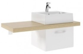 Фото 0401-293012 Консоль под умыв. Aquaform MERIDA 110 правая б/о