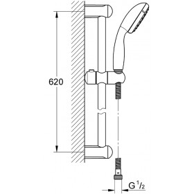 Фото 1 27924000 Душевой набор New tempesta 100