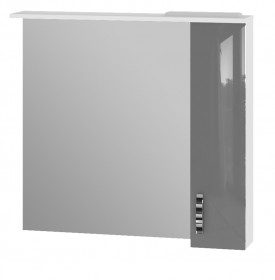 Фото Зеркало Trento TrnMC-87 серый (правый)