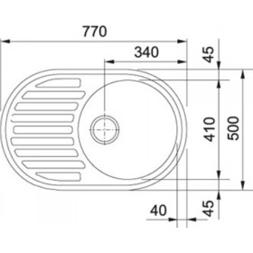 Фото 1 Кухонная мойка Franke Ronda ROG 611 Белый (114.0381.062)