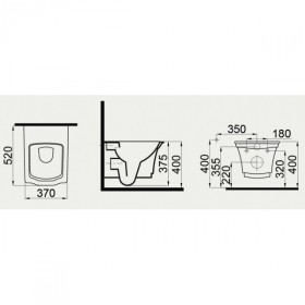 Фото 1 Унитаз подвесной с функцией биде Idevit Neo Classic Rimless 3304-0615