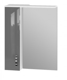 Фото Зеркало Trento TrnMC-65 серый (левое)