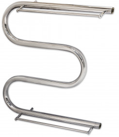 Фото Полотенцесушитель Mario Змейка 25 500х600 с полочкой