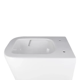 Фото 3 Унітаз підвісний Crow, Ultra Quiet з сидінням Slim Duroplast/ Soft-close/ Quick relase White Qtap 