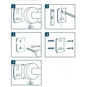 Фото 1 Haceka Kosmos Chrome Держатель запасной туалетной бумаги (402326)