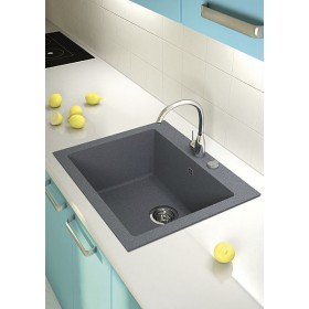 Фото 1 Мойка кухонная Marmorin BARIO 590х500 BLACK (120103002)