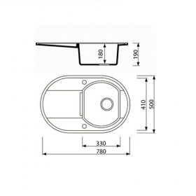 Фото 1 Кухонная мойка Marmorin Otago коричневый (505 113 004)