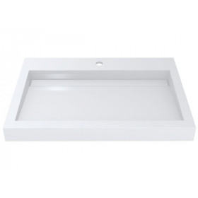 Фото 1 Умывальник Miraggio Agness 750 Глянец Прямоугольный Накладной