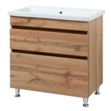 Фото Тумба підлогова Мінімал Wood 80 Тахо (Т308019) під умив. COMO 80 (без раков.)