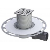 Фото Трап с сухим затвором Viega Advantix 617288 (с рамкой из нержавеющей стали)