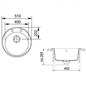 Фото 1 Кухонная мойка Franke Ronda ROG 610 Бежевый (114.0254.791)