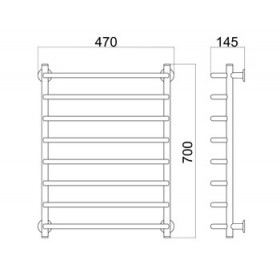 Фото 1 Теплый Мир Стеир Плюс 470х615 мм темно-серый