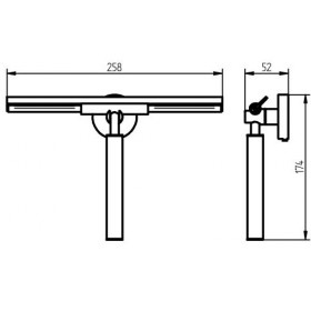 Фото 1 Haceka Kosmos TEC Щетка д/стекла (402450)