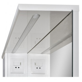 Фото 1 Дз1780 Зеркало с LED-подсветкой Simple White левое