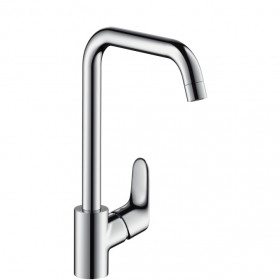 Фото Смеситель для кухонной мойки Hansgrohe Focus Е2 сталь (31820800)