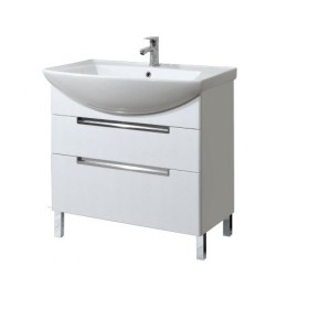 Фото Тумба с раковиной подвесная Мойдодыр Твистер Нова 75-U