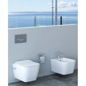 Фото 1 Унитаз подвесной с функцией биде Idevit Halley Rimless 3204-2617