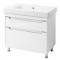 Фото 90 ВАЛЕНСИЯ Тумба напольная с умывfkmybrjv ПРИНЦ 90 ТНБ- 2 белая