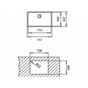 Фото 1 Кухонная мойка Teka TOP BE LINEA 71.40 R15 Зеркальная (10138006)