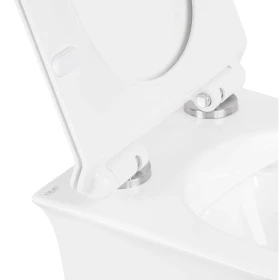 Фото 4 Унітаз підвісний Virgo, Rimless з сидінням Slim Duroplast/ Soft-close/ Quick relase White Qtap