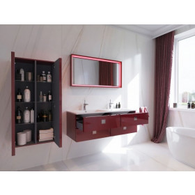 Фото 2 Зеркало Botticelli Torino TrM-100 бордовый