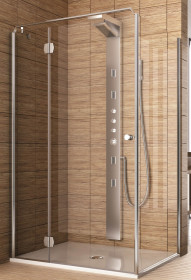 Фото 103-06052 Душевая дверь Aquaform SOL DE LUXE 90 левая