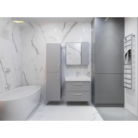 Фото 2 Пенал подвесной Ювента Manhattan MnhP-160 серый