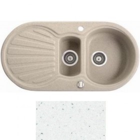 Фото Кухонная мойка Marmorin Korund белый (190 513 006)