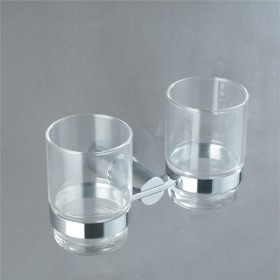 Фото 8828 MATTEO Двойной стакан для зубных щёток, стекло