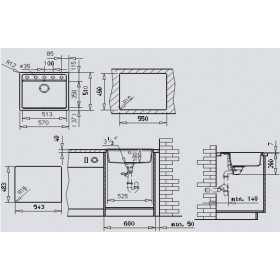 Фото 2 Мойка кухонная TEKA MENORCA 60S-TG 570х510 ТОПАЗ (88240)