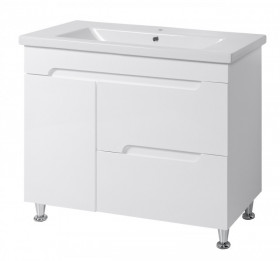 Фото Т3810019 Тумба под умывальник Комо 100 Simple White