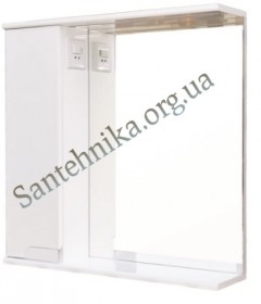 Фото Дз1770 Зеркало Simple white 70 левое (Z-1770-L)