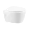 Фото Унітаз підвісний Leo, Rimless з сидінням Slim Duroplast/ Soft-close/ Quick relase White Qtap