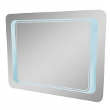 Фото Зеркало в ванную со светодиодной лентой 80 см ЮВВИС Duet Z-80 с подсветкой