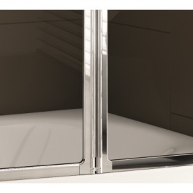 Фото 1 170-06991 Штора на ванну Aquaform Modern 2 81x140 transp|chrome