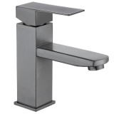 Фото Змішувач для умивальника Mixxus SUS304 KUB-001 GRAPHITE